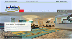 Desktop Screenshot of aplusnekretnine.com
